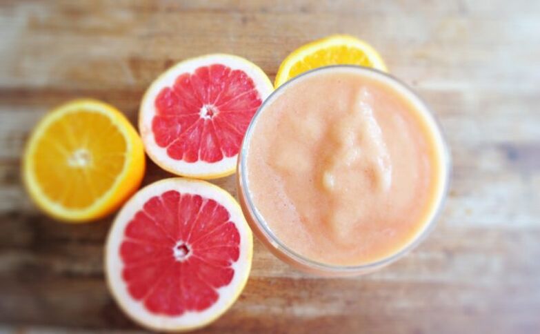 smoothie and grapefruit and orange for weight loss