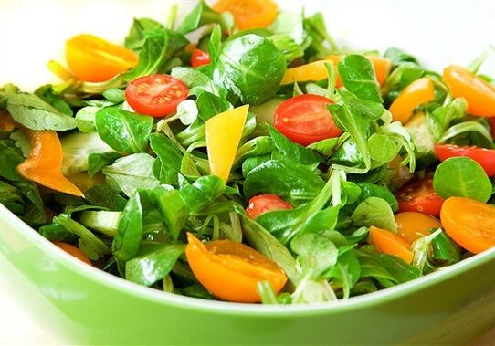 vegetable salad to lose weight
