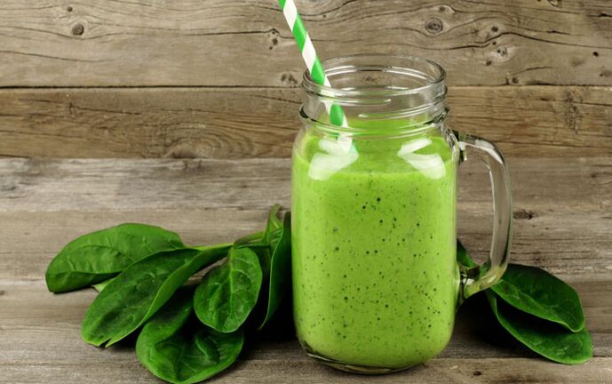 Green Flax Seed Detox Smoothie - Shake to Drink on an Empty Stomach