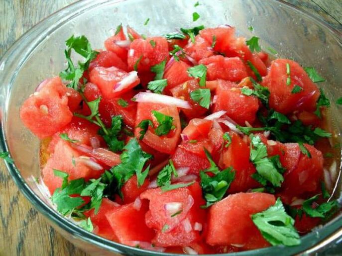 watermelon salad to lose weight